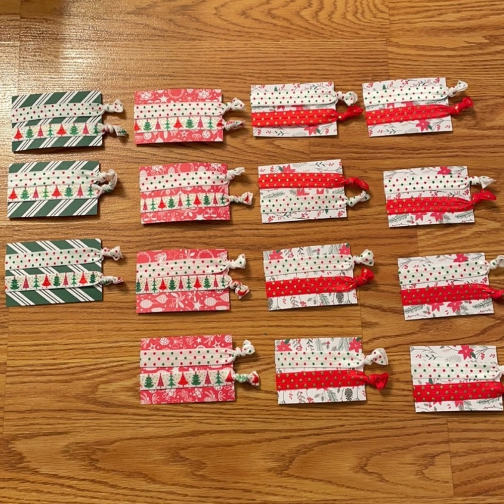 Handmade Holiday Hair Ties